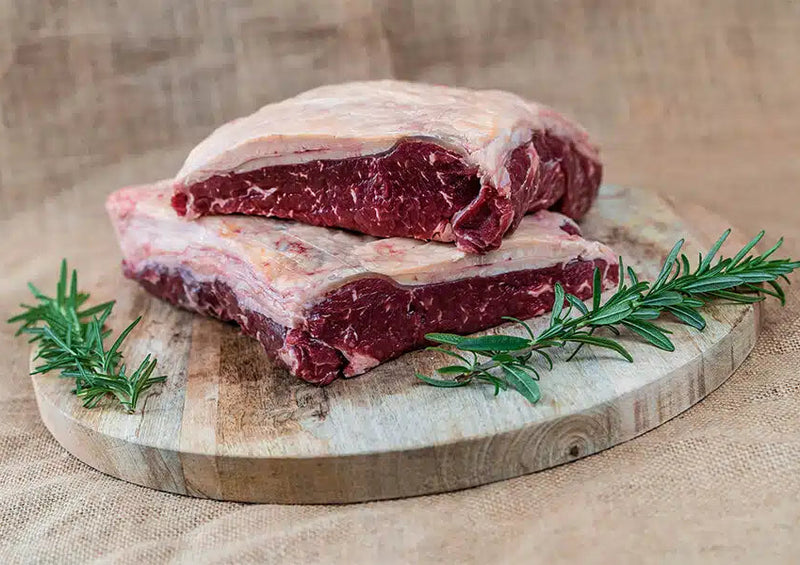 OBE Organic Grassfed Striploin Steaks for 4