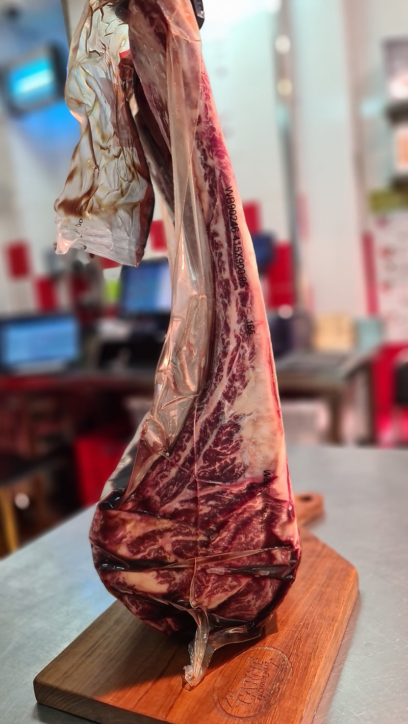 6.52kg Rangers Valley WX Wagyu Tomahawk MB5+ (4 Ribs)