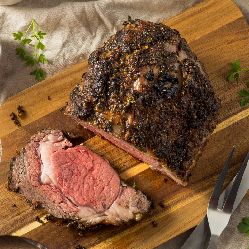 Festive Grassfed Angus Ribeye Roast