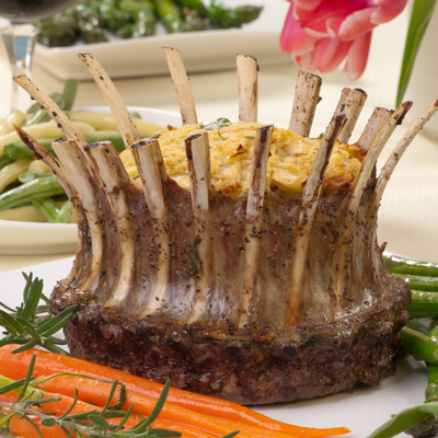 Festive Lamb Rack Crown Roast