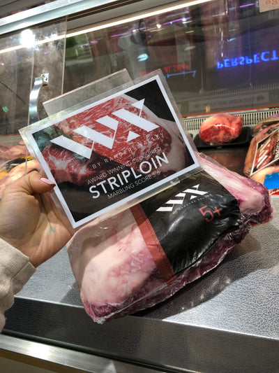 Wagyu Striploin MB5+ for 2